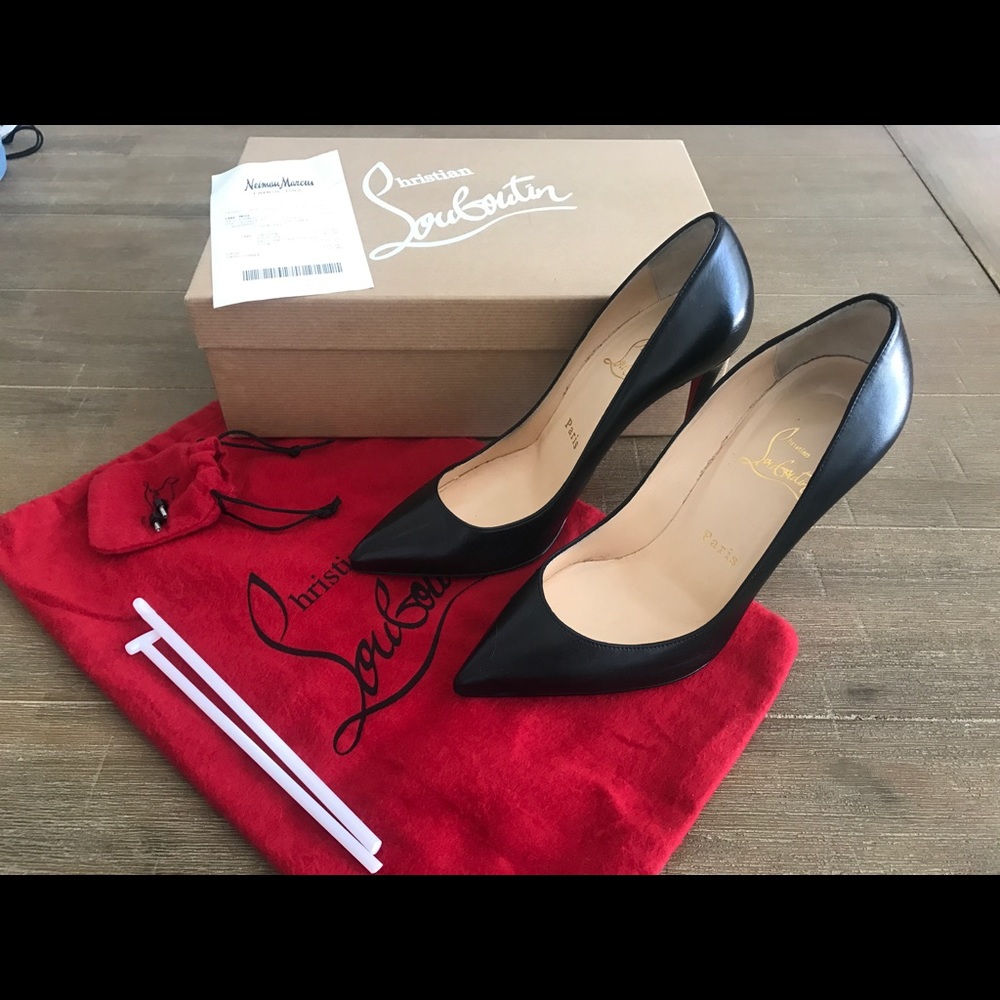 CHRISTIAN LOUBOUTIN  Pigalle Follies 100 KID Sz 36